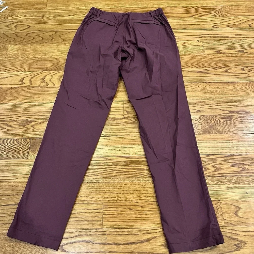 Tommy John The‎ Go Anywhere Collection Jogger Pants Mens 34/35 Burgundy